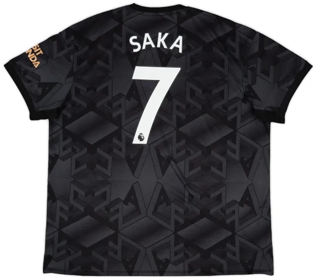 2022-23 Arsenal Away Shirt Saka #7 - 9/10 - (XXL)