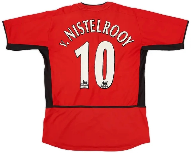 2002-04 Manchester United Home Shirt V.Nistelrooy #10 - 8/10 - (XL.Boys)