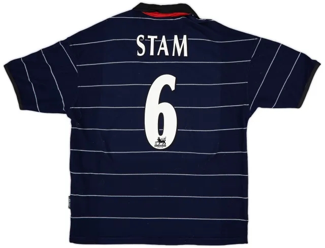 1999-00 Manchester United Away Shirt Stam #6 - 9/10 - (L)