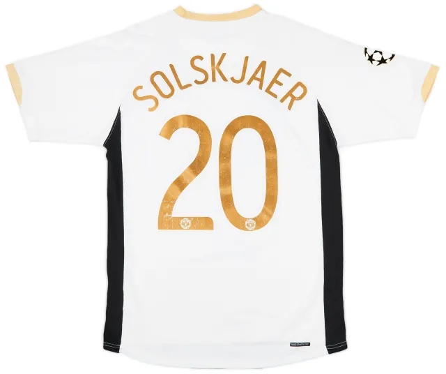2006-08 Manchester United Away Shirt Solskjaer #20 - 6/10 - (M)