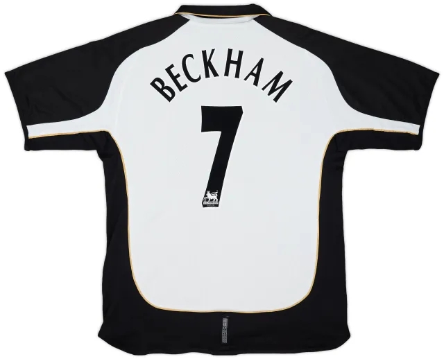 2001-02 Manchester United Centenary Away/Third Shirt Beckham #7 - 7/10 - (XL)