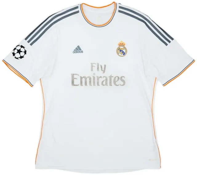 2013-14 Real Madrid Home Shirt - 4/10 - (XL)