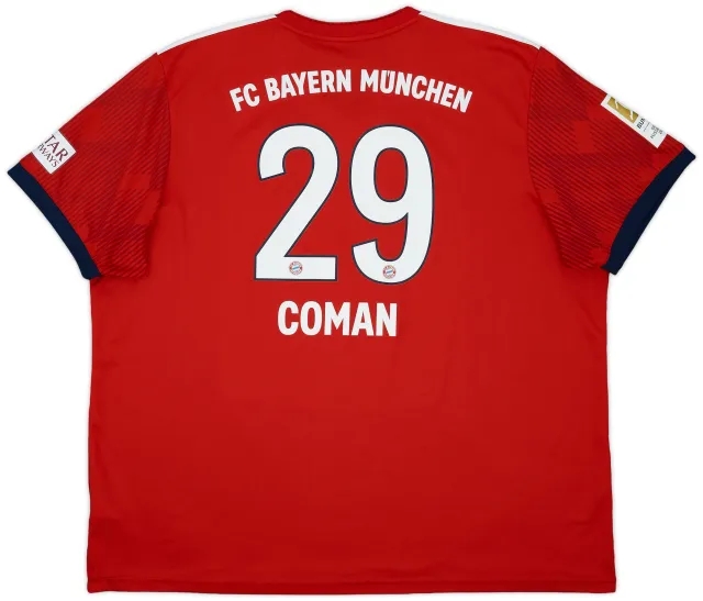 2018-19 Bayern Munich Home Shirt Coman #29 - 4/10 - (3XL)