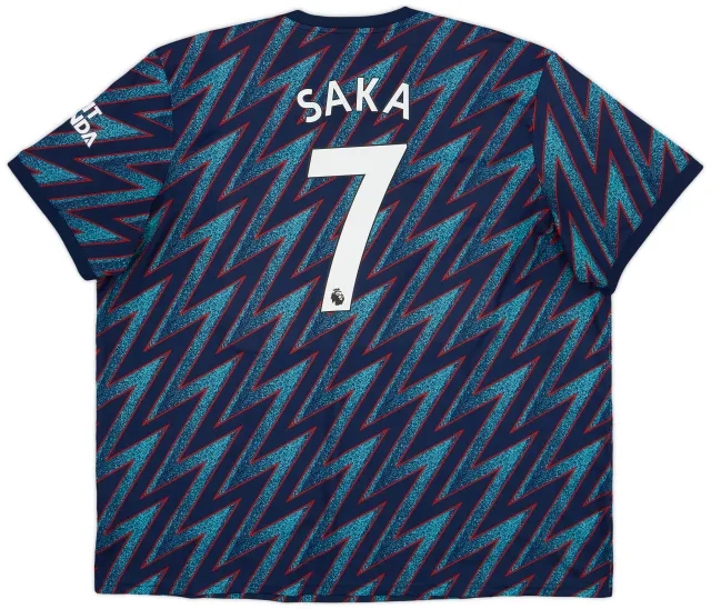 2021-22 Arsenal Third Shirt Saka #7 - 7/10 - (3XL)
