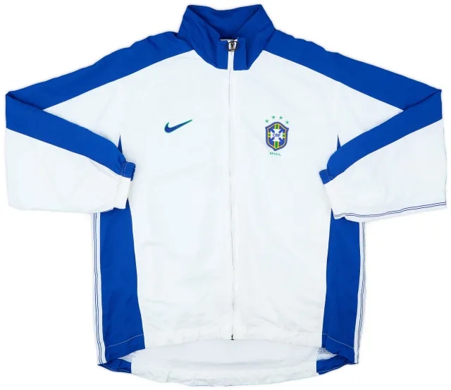 1998-00 Brazil Nike Track Jacket - 7/10 - (S)