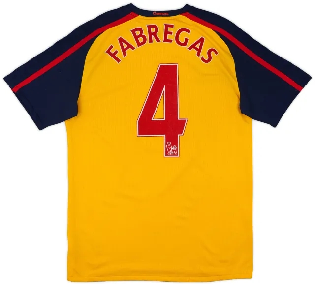 2008-09 Arsenal Away Shirt Fabregas #4 - 8/10 - (M)