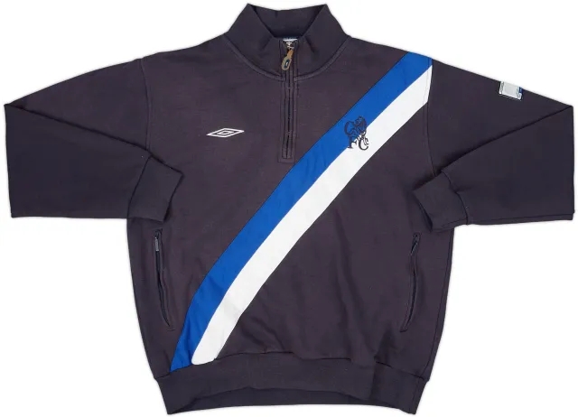 2004-05 Chelsea Umbro 1/4 Zip Fleece Top - 6/10 - (M)