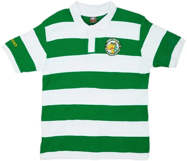 2000s Celtic 'Dubai Hoops' Fan Polo Shirt - 9/10 - (M)