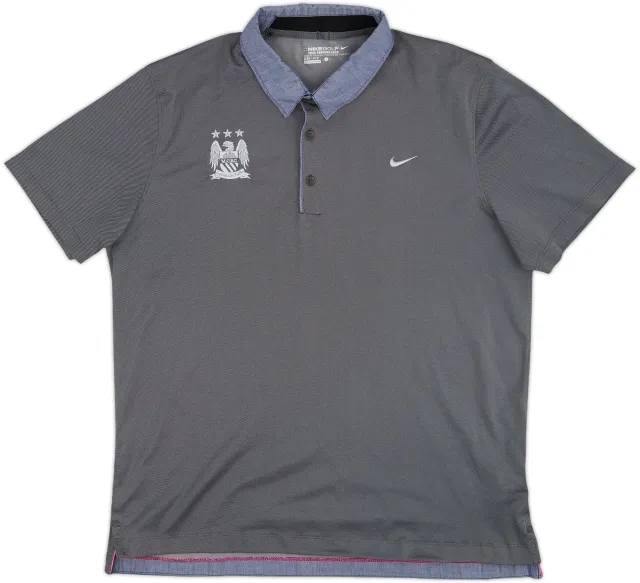 2015-16 Manchester City Nike Polo Shirt - 9/10 - (L.Boys)