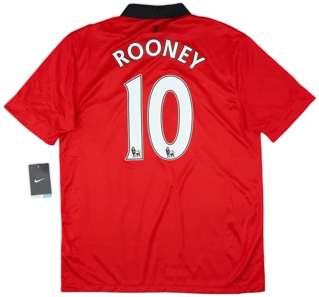 2013-14 Manchester United Home Shirt Rooney #10 (L)
