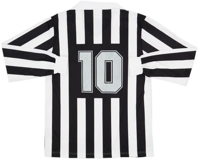1991-92 Juventus Basic Home L/S Shirt #10 - 6/10 - (L)