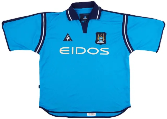 2001-02 Manchester City Home Shirt - 6/10 - (L)
