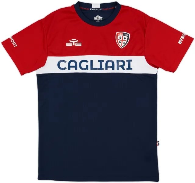 2023-24 Cagliari Eye Sport Training Shirt - 9/10 - (M)