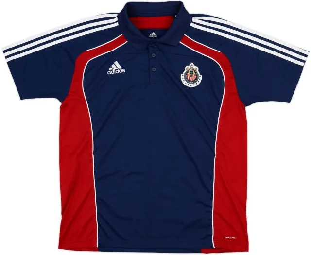 2011-12 Chivas Guadalajara adidas Polo Shirt - 9/10 - (XL/XXL)