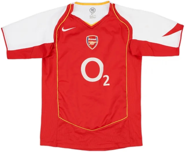 2004-05 Arsenal Home Shirt - 9/10 - (XL.Boys)