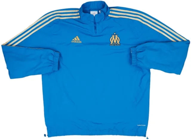2010-11 Olympique Marseille adidas Drill Top - 5/10 - (M)
