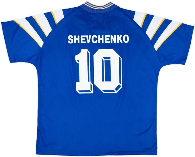 1997-99 Dynamo Kyiv Away Shirt Shevchenko #10 - 7/10 - (XXL)