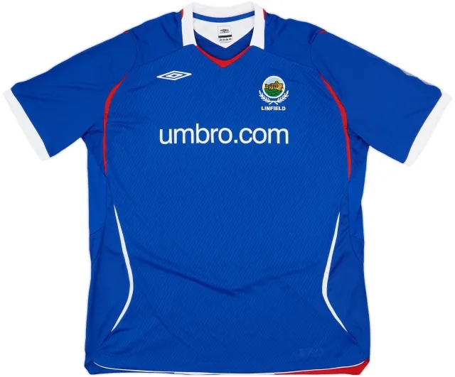 2008-09 Linfield Home Shirt - 9/10 - (XXL)