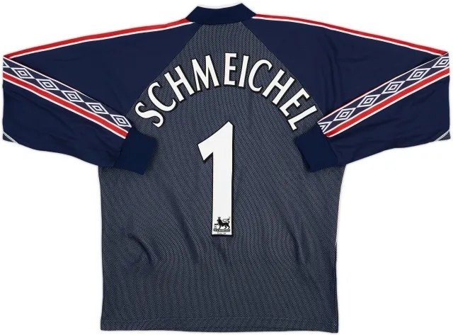 1998-99 Manchester United GK Shirt Schmeichel #1 - 7/10 - (Y)