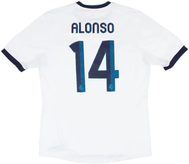 2012-13 Real Madrid Home Shirt Alonso #14 - 6/10 - (L)