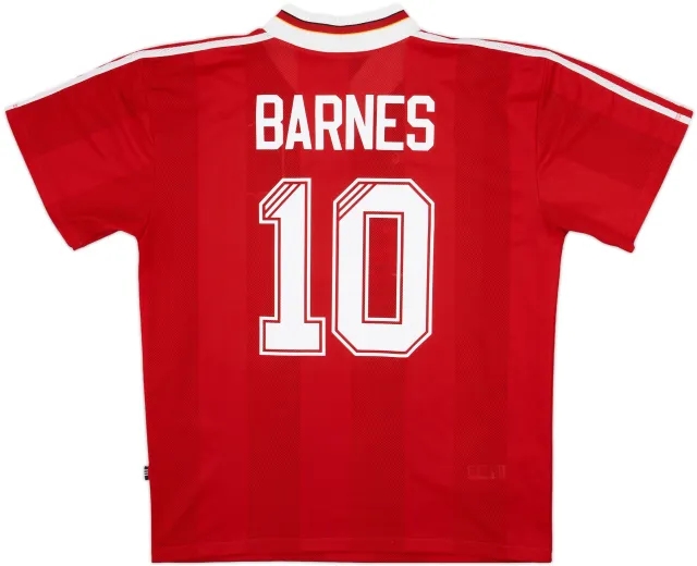 1995-96 Liverpool Home Shirt Barnes #10 - 8/10 - (XL)