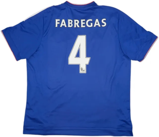 2015-16 Chelsea Home Shirt Fabregas #4 - 7/10 - (XXL)