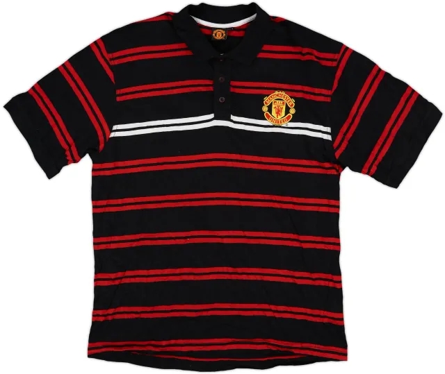 2009-10 Manchester United Polo Shirt - 8/10 - (L)