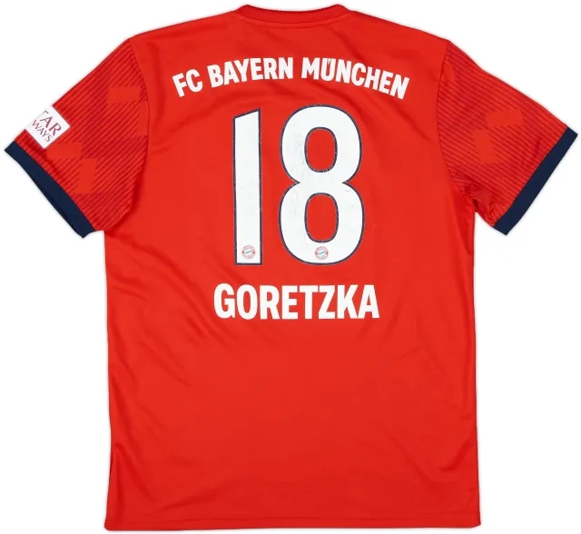2018-19 Bayern Munich Home Shirt Goretzka #18 - 5/10 - (M)