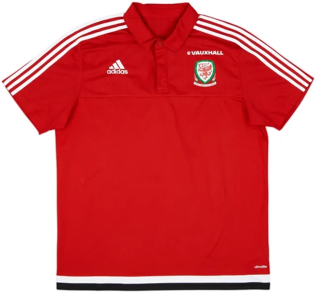 2015-16 Wales adidas Polo Shirt - 7/10 - (XL)
