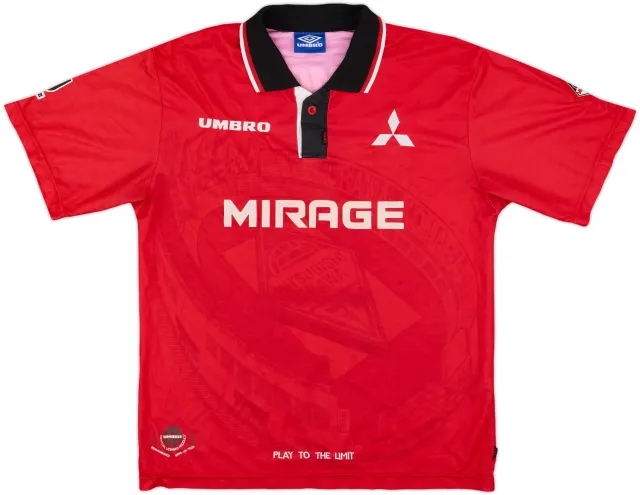 1997 Urawa Red Diamonds Home Shirt - 8/10 - (L)
