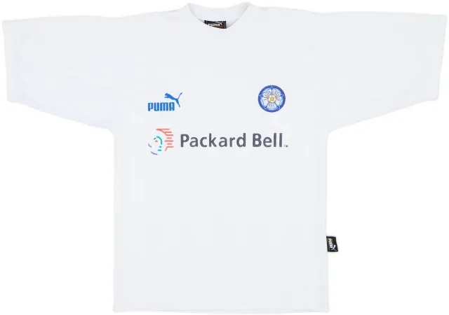 1996-98 Leeds United Puma Training Shirt - 8/10 - (S)