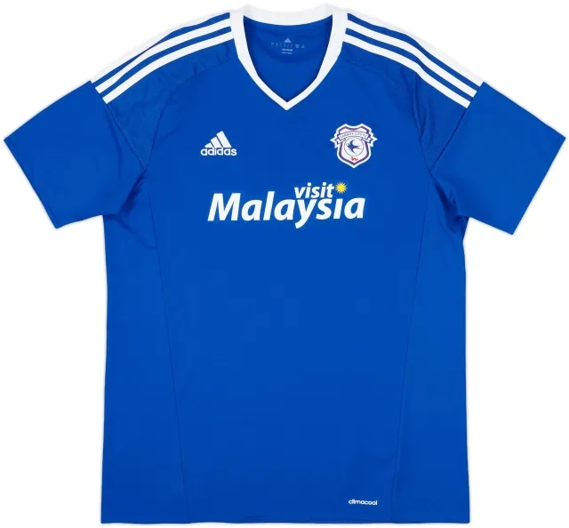 2016-17 Cardiff Home Shirt - 9/10 - (L)