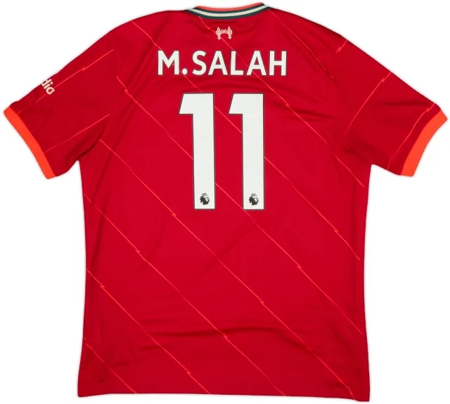 2021-22 Liverpool Home Shirt M.Salah #11 - 5/10 - (XL)