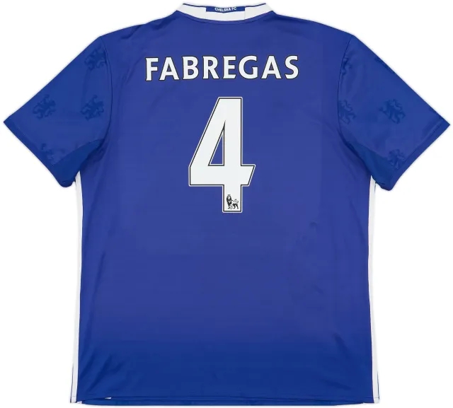 2016-17 Chelsea Home Shirt Fabregas #4 - 5/10 - (XL)