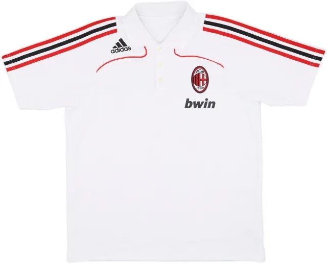 2008-09 AC Milan adidas Polo Shirt - 7/10 - (M/L)