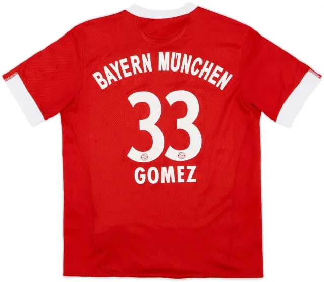 2009-10 Bayern Munich Home Shirt Gomez #33 - 6/10 - (L.Boys)