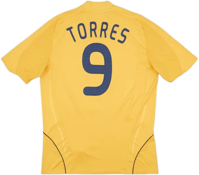 2008-10 Spain Away Shirt Torres #9 - 8/10 - (L)
