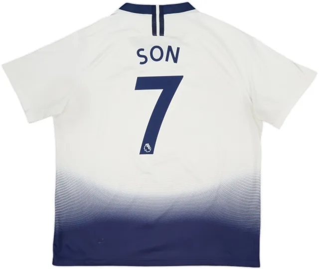 2018-19 Tottenham Home Shirt Son #7 - 5/10 - (XL)