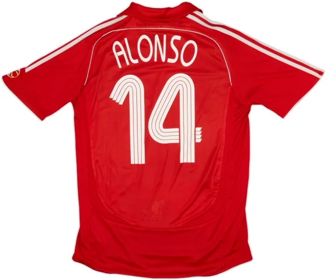 2006-08 Liverpool Home Shirt Alonso #14 - 5/10 - (M)