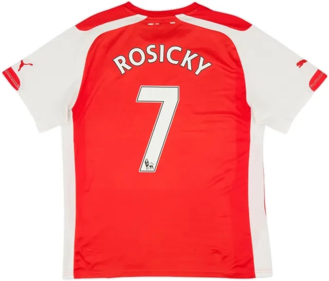 2014-15 Arsenal Home Shirt Rosicky #7 - 5/10 - (L)