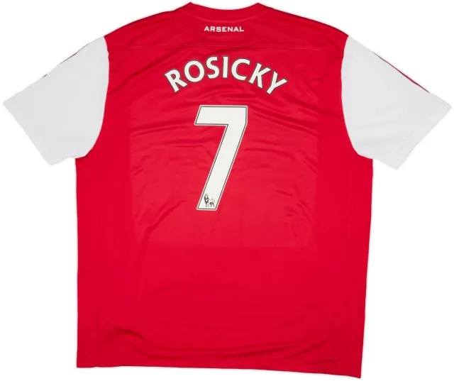 2011-12 Arsenal Home Shirt Rosicky #7 - 6/10 - (XXL)