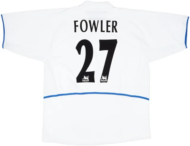 2002-03 Leeds United Home Shirt Fowler #27 - 7/10 - (XL)