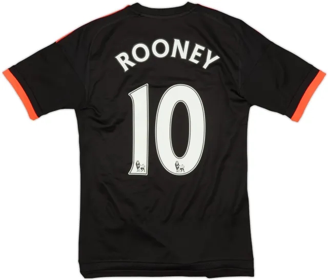 2015-16 Manchester United Third Shirt Rooney #10 - 8/10 - (XS)