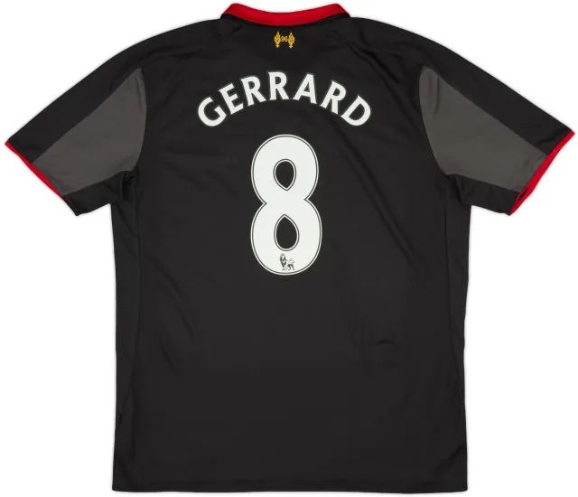 2014-15 Liverpool Third Shirt Gerrard #8 - 5/10 - (XL)