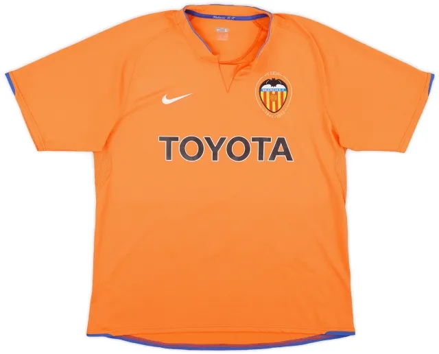2007-08 Valencia Match Issue Away Shirt #15