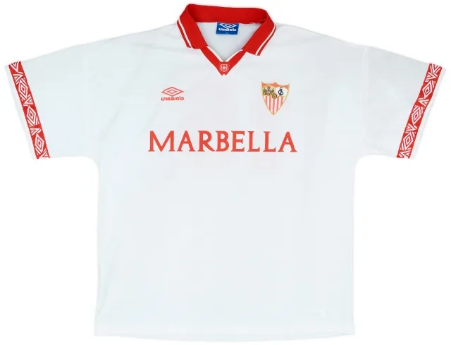 1994-95 Sevilla Match Issue Home Shirt #15