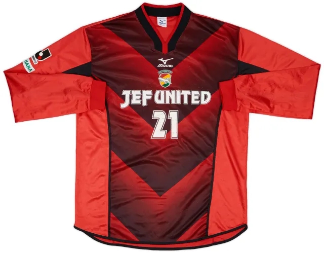 2002-03 JEF United Match Issue GK Shirt #21 (Takagi)
