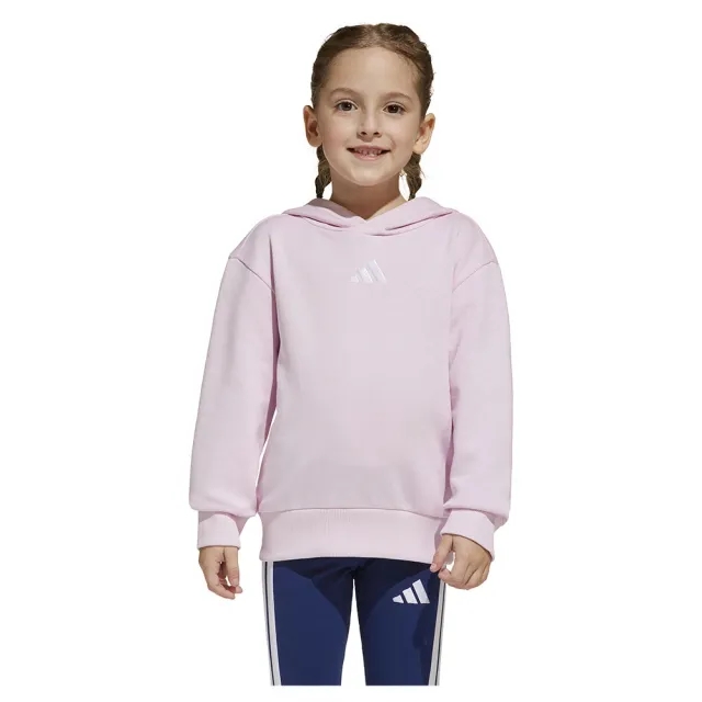 Manchester United x adidas Little Kids Essentials Hoodie Pink
