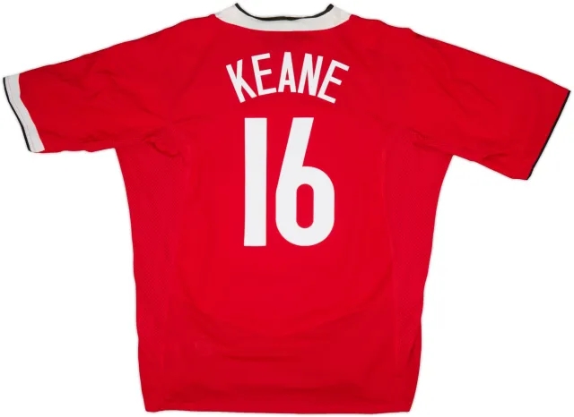 2004-06 Manchester United Home Shirt Keane #16 - 10/10 - (XXL)