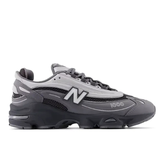New Balance Unisex 1000 in Grey/White Suede/Mesh